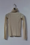 BASERANGE Turtleneck T-shirt sweater TTOMT series collection Organic cotton Portugal BAS-TTOMT-RI-000-MIBAI Off-white